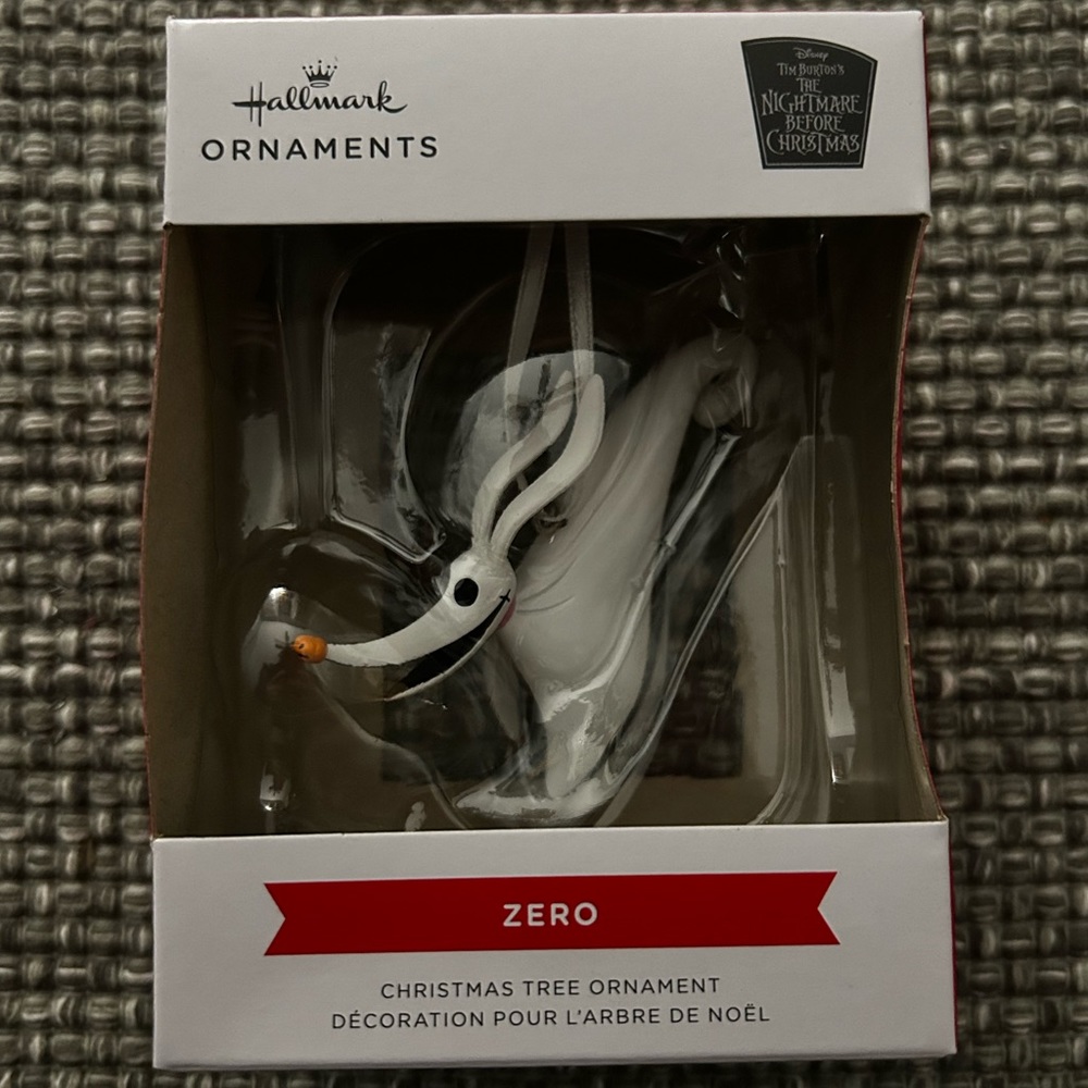 Nightmare Before Christmas Zero Ornament
